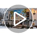 LEIWEIHOPE 71x43 Inch Tropical Christmas Banner Outdoor Decor - Sunglasses Snowmen & Palm Trees, Holiday Yard Backdrop (Variation 79)