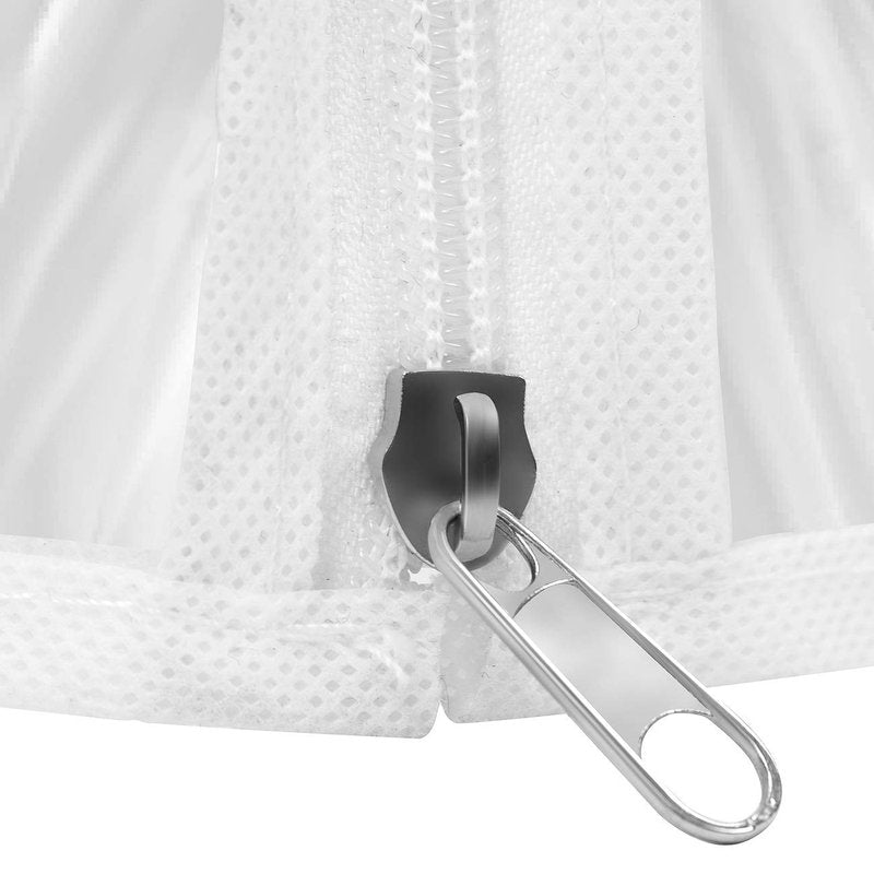 Sorbus Cover for Garment Rack 2 Pack- 6 Ft Transparent Clothes Rack Cover, Garment Coat Hanger Protector Dustproof Waterproof Clothing Storage Cover for Dresses, Suits, Coats (Rack Not Included)