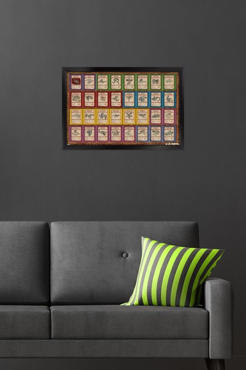 How To Train Your Dragon (2025) - Cards Wall Poster, 22.4L" x 14.7W", Black Framed Version
