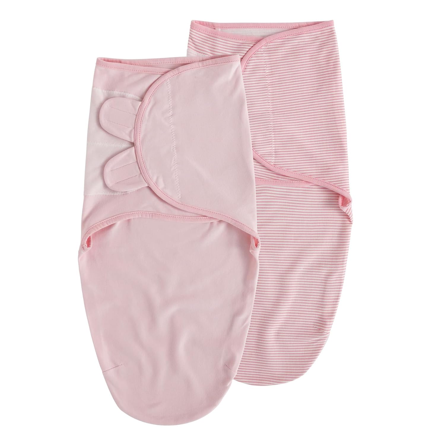 Skiennix Organic Baby Swaddle Sleep Sacks - 100% Cotton, Soft & Snug 2-Pack for Newborns 0-3 Months