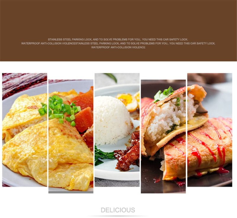 UXOWOXU Stainless Steel Flower Petal Shape Fried Rice Press Mold & Egg Fried Rice Press Cutter for Dish Up Decoration