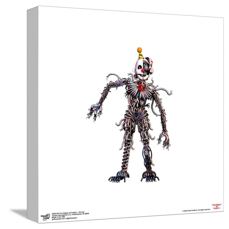 Trends International Gallery Pops Five Nights at Freddy's - Ennard Canvas Wall Art Wall Poster, 12.00" x 12.00", Stretched Canvas