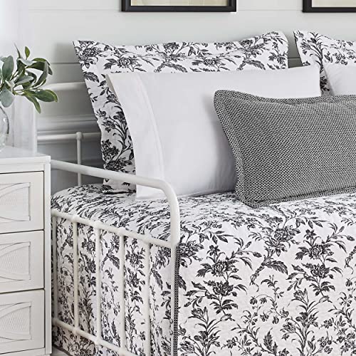 4-Piece Quilted Daybed Bedding Set with Matching Shams & Bolster Cover