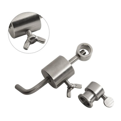 Stainless Steel Grill Rotisserie Spit Balance Kit, Grill Spit Rod Counter Balance For Rotisserie Accessories Balancing Tool BBQ Oven Balance Skewer Rotisserie Rod Limiter