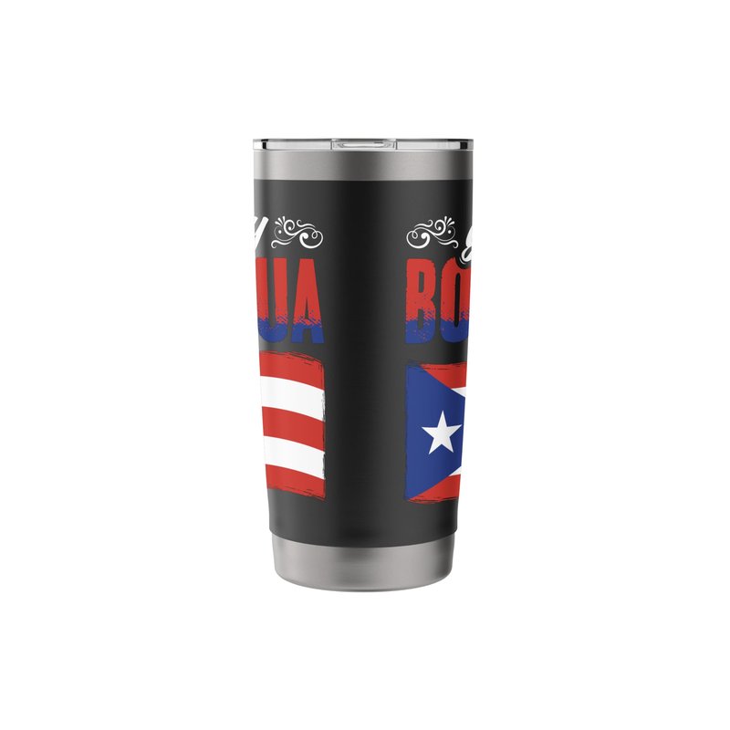 Yo Soy Boricua Puerto Rico Puerto Rican Flag Pride Stainless Steel Insulated Tumbler