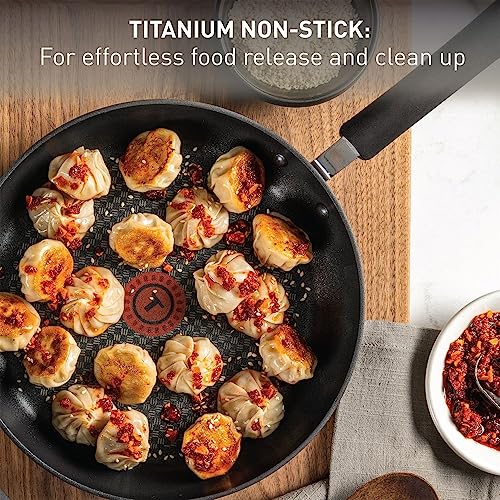 Hard Anodized Nonstick Frying Pan Set, 10 & 12 Inch Skillets, 2 Piece