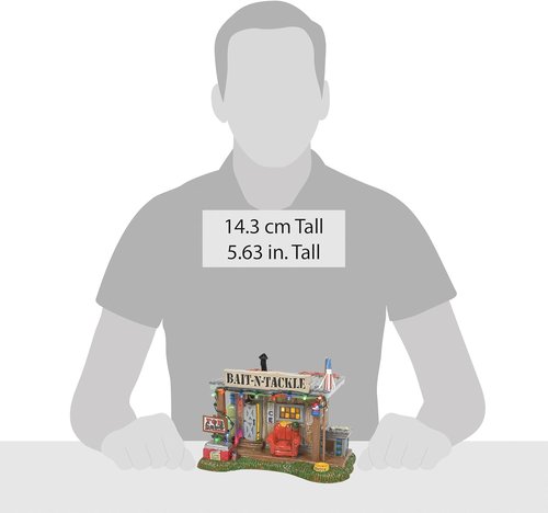 Department 56 Original Snow Village - National Lampoon's Christmas Vacation Cousin Eddie Lit Building | 5.63 Inch, Multicolor