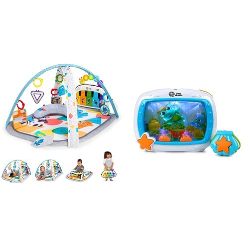 Baby Einstein Sea Dreams Soother - 4-in-1 Kickin' Tunes Music & Language Play Gym for Infants
