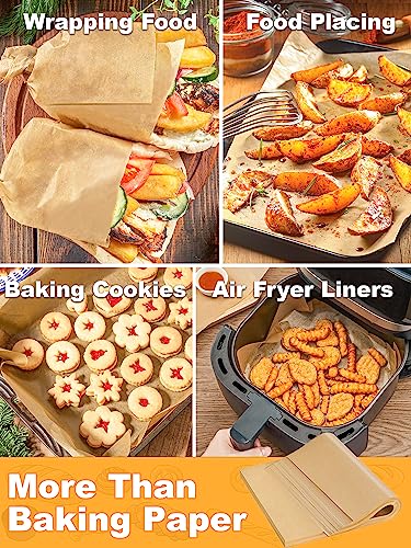 Pre-Cut Parchment Paper Sheets 12x16 - Non-Stick Baking Paper, 200 Pack