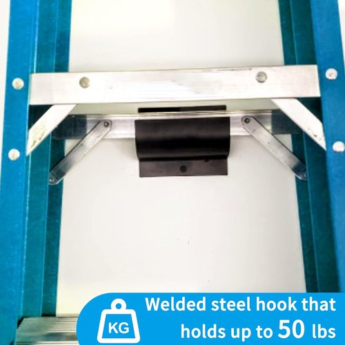 Garage Wall Ladder Hooks - Wall Mount Organizer for Wheelbarrows, Chairs & Ladders | 1 Pack