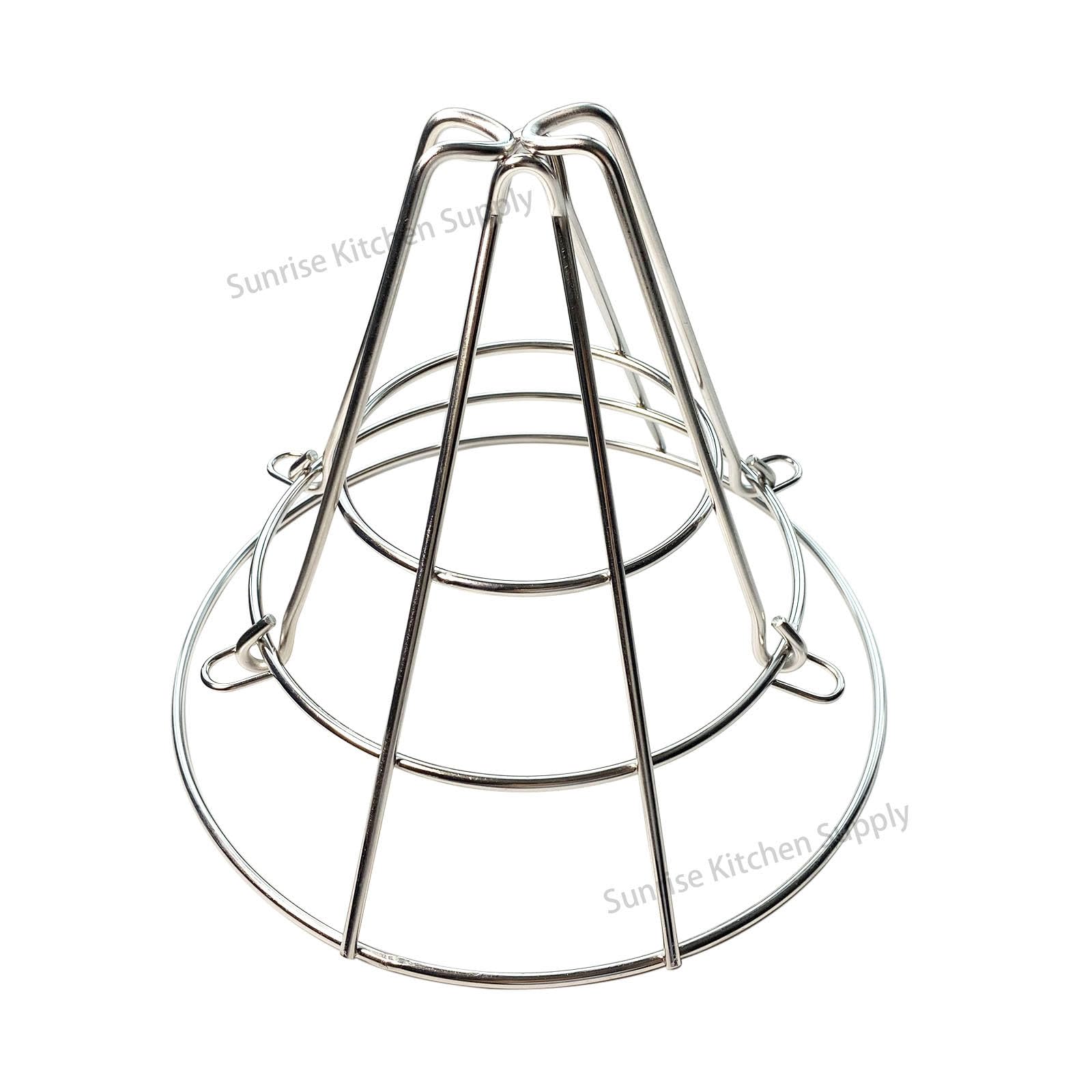 SUNRISE Stainless Steel Cone Filter Holder (Fits 10" Paper Cone)
