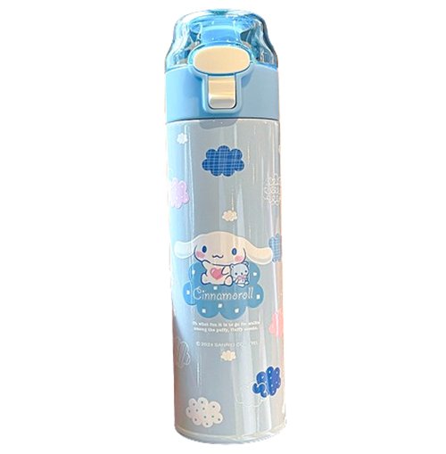 Cinnamoroll Stainless Steel Insulated Water Bottle 480ml - Blue