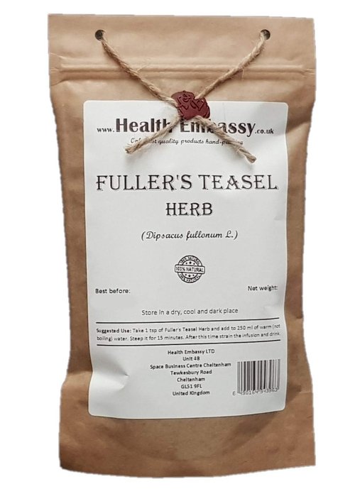 Health Embassy Fuller's Teasel Herb | Dipsacus Fullonum L | Herbal Tea (50g)