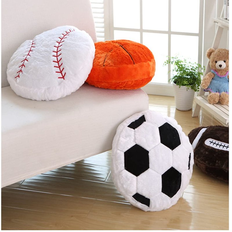 XIZHI 17.7 inch Football Throw Pillow Soft Stuffed Cushion Sports Toy Pillow Soft Durable Sports Toy for Sofa Room Decoration and Kids Boy Girls Children Birthday