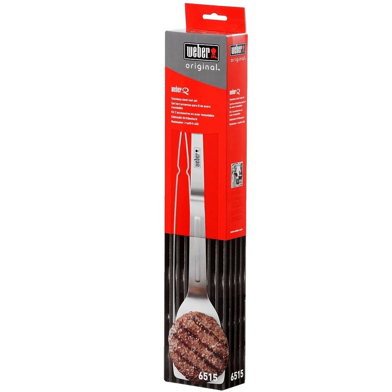 Weber 6515 Q Stainless Steel 2Piece Tool Set