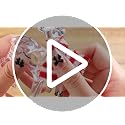 Queekay 2 Pcs Acrylic Christmas Reindeer Ornaments - Vivid Style Clear Deer Figurines