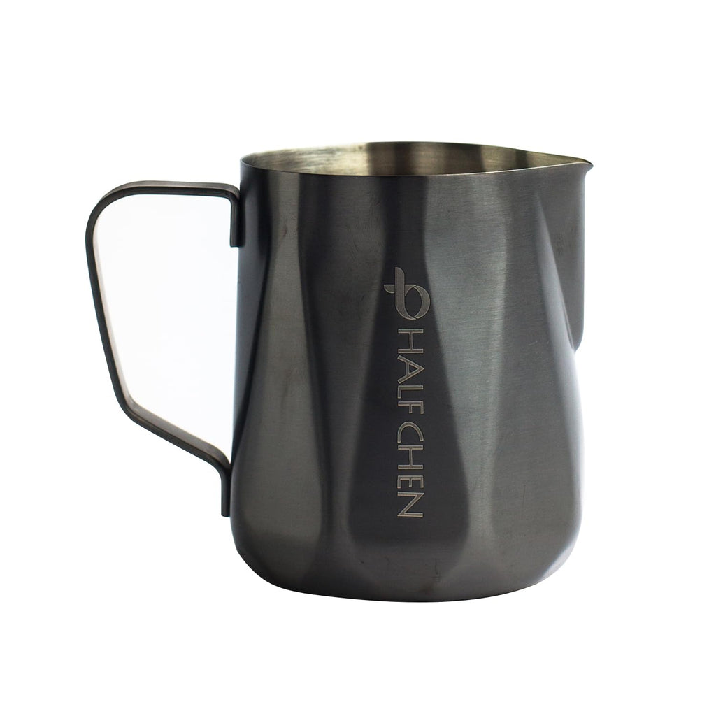 Milk Frothing Pitcher, 350ml/600ml Milk Frothing Cup Stainless Steel Kettle (12oz/20oz) Coffee Bar Cappuccino Espresso Machine Accessories Barista Tools (20oz)