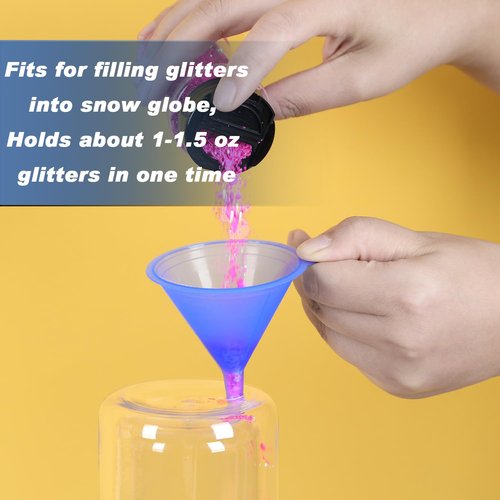 Maucircol 11 Pieces Snow Globe Tumbler Diy Kit Supplies, Snowglobe Cup Diy Tool (CUPS ARE NOT INCLUDED)