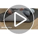 Ultra Thin Indoor Doormat 24x36 - Non-Slip Machine Washable Entry Mat