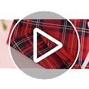 Chumia Christmas Tartan Body Pillow Cover with Zipper, 20 x 54 Inches - Holiday Decor