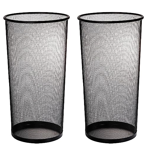 2-Pack Metal Mesh Umbrella Stand - 20-Inch Tall Freestanding Entryway Holder