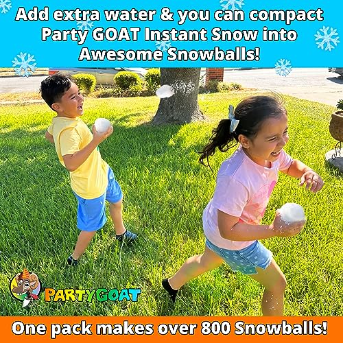 Bulk Artificial Instant Snow Powder for Sensory Play & Decor (39 oz)