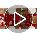 Siilues Christmas Table Runner 13x36 in - Trees, Snowflakes & Merry Christmas, Holiday Decor