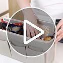 Bedside Caddy Organizer - Hanging Bedside Storage Bag for Dorm & Home