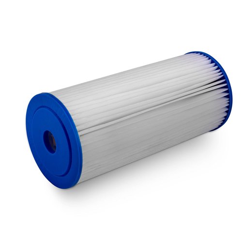 Big 10 x 4.5 inches Pleated Washable & Reusable Sediment Filter 5 Micron Amplified Surface Area, Removes Sand, Dirt, Silt, Rust, Extended Filter Life for 10" Big Housing (Set of 2)