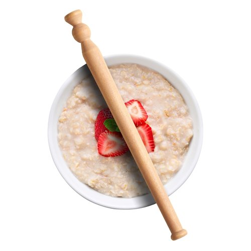 Muldale Scottish Porridge Spurtle – 11.5" Wooden Oatmeal Stirring Spoon – Traditional Spurdle Kitchen Tool – Natural Beechwood Cooking Stick for Creamy Porridge