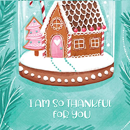 Christmas Card for Mom - Eco-Friendly 5x7 Greeting Card with Premium Envelope