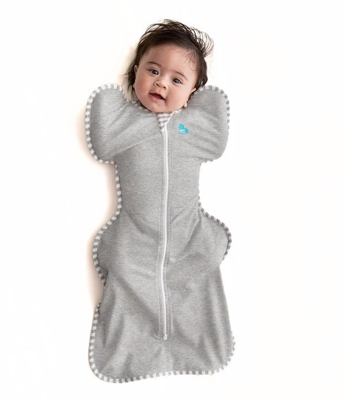 Love to Dream Swaddle UP - Baby Sleep Sack for Self-Soothing | Snug Fit, Gray, Small (8-13 lbs)