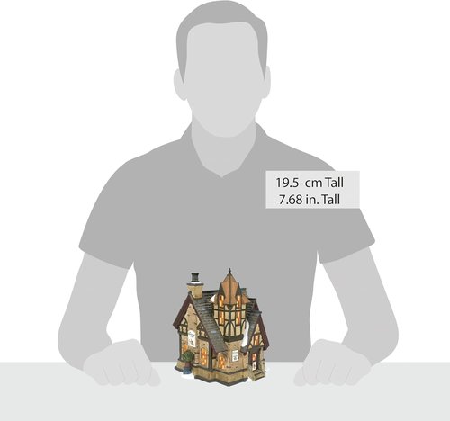 Department 56 Dickens Village | The Partridge and Pear Restaurant Lit Building - 7.68 Inch, Multicolor