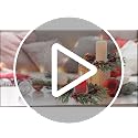 8-Pack Mini Christmas Wreaths, 8.4-Inch Artificial Pine Candle Rings