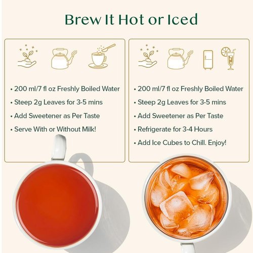 VAHDAM, India's Original Masala Chai Tea Loose Leaf (50 Cups/3.53oz) Blend Of Black Tea, Cinnamon, Cardamom, Cloves & Black Pepper | Ancient Indian House Recipe Of Spiced Masala Tea