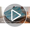 3-Inch Twin Size Memory Foam Mattress Topper with 5-Zone Cooling Gel