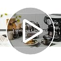YHOSSEUN Reactive Beige 4 oz Espresso Cups Set of 6 with Saucers Spoons & Stand