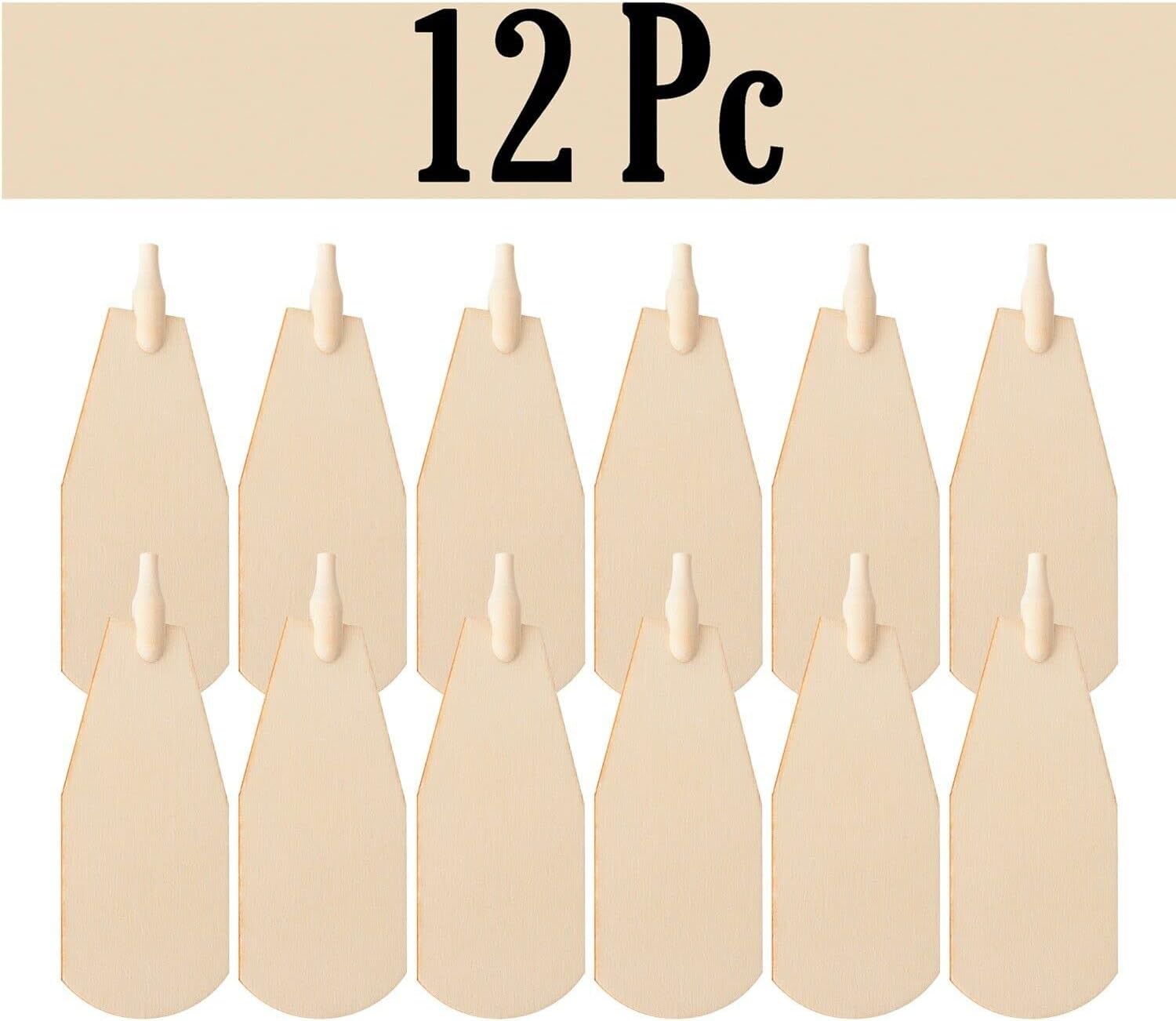 Skiennix 12-Pc Replacement Top Fan Blades Kit - Perfect for German Christmas Pyramids & Windmills