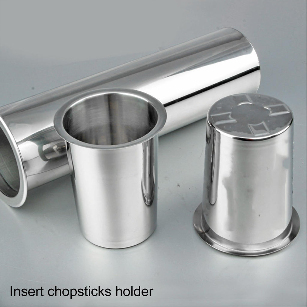HEEPDD Stainless Steel Kitchen Utensil Holder, Countertop Organizer for Cooking Utensils, Silverware, Chopsticks, 5.4 x 3.4 Inch, 3 Pack