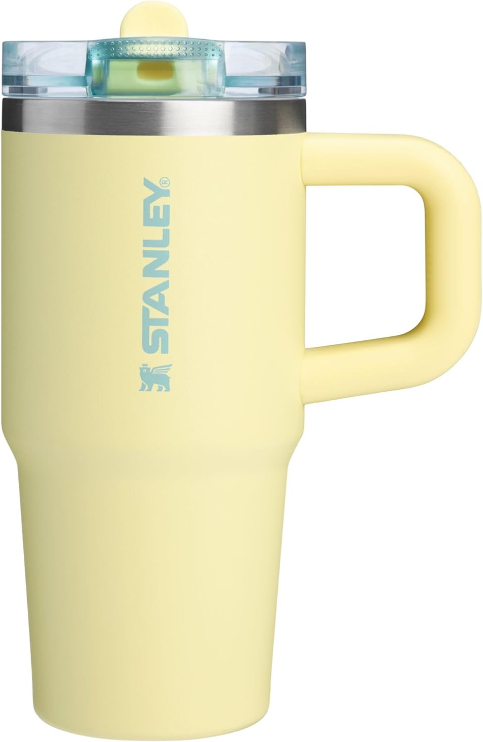 STANLEY Quencher ProTour Tumbler - 14 oz Insulated Stainless Steel with Leakproof Lid & Built-In Straw | BPA-Free Pomelo