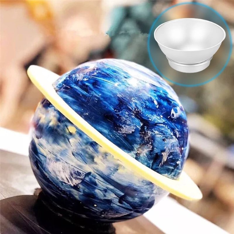 Qicfrk Cake Sphere Pan 8 Inch 3D Half Ball Cake Pan to Create Any Ball Shaped Cake Soccer Shaped Baking Pans DIY Birthday Spher