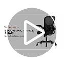 Ergonomic High Back Mesh Office Chair with Flip-Up Armrests & Lumbar Support