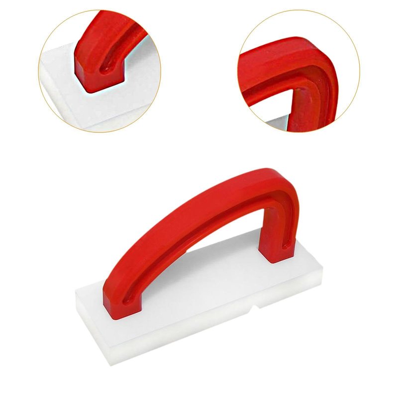 Bothyi Cutting Board Refinisher Chopping Board Planer with Handle Stainless Steel Blade Kitchen Cleaning Tool for Kitchen Restaurant, Red