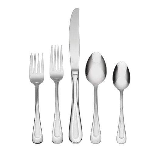 Oneida Satin Sand Dune 12 Piece Everyday Flatware Set, Service for 4 , 18/0 Stainless Steel, Silverware Set, Dishwasher Safe