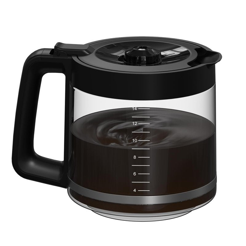 14-Cups Coffee Pot Replacement Compatible with Cuisinart Coffee Maker Models DCC-2200RC, DCC-2200, DCC-3200, DCC-3200P1, DCC-3200FR, DCC-3200CPAMZ, DCC-2600, DCC-2800,DCC-1800FR, CBC-7400, CBC-7000PC