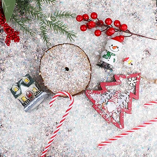 Iridescent Artificial Flake Fake Snow Powder for Christmas Decor (200g)