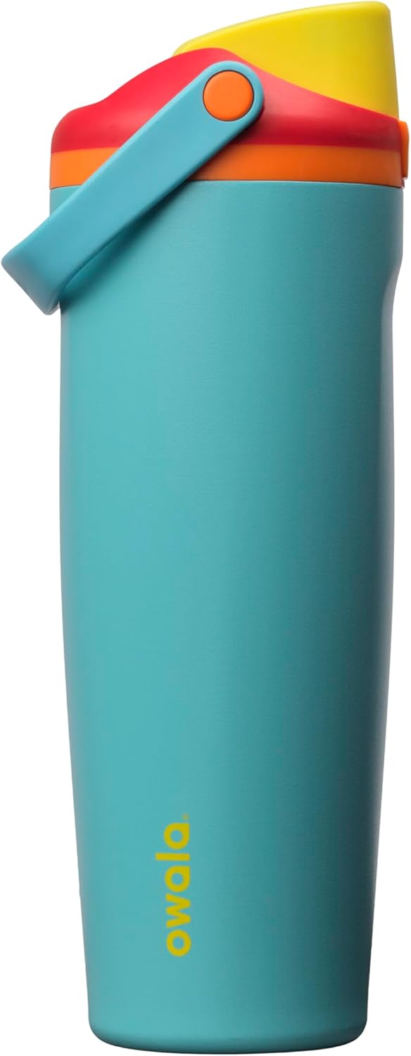 Owala FreeSip 30oz Insulated Stainless Steel Water Bottle - Two-Way Spout & Built-In Straw, BPA Free