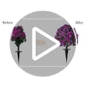 Artificial Azalea Topiary Ball with Ground Stake, UV-Resistant Faux Plant