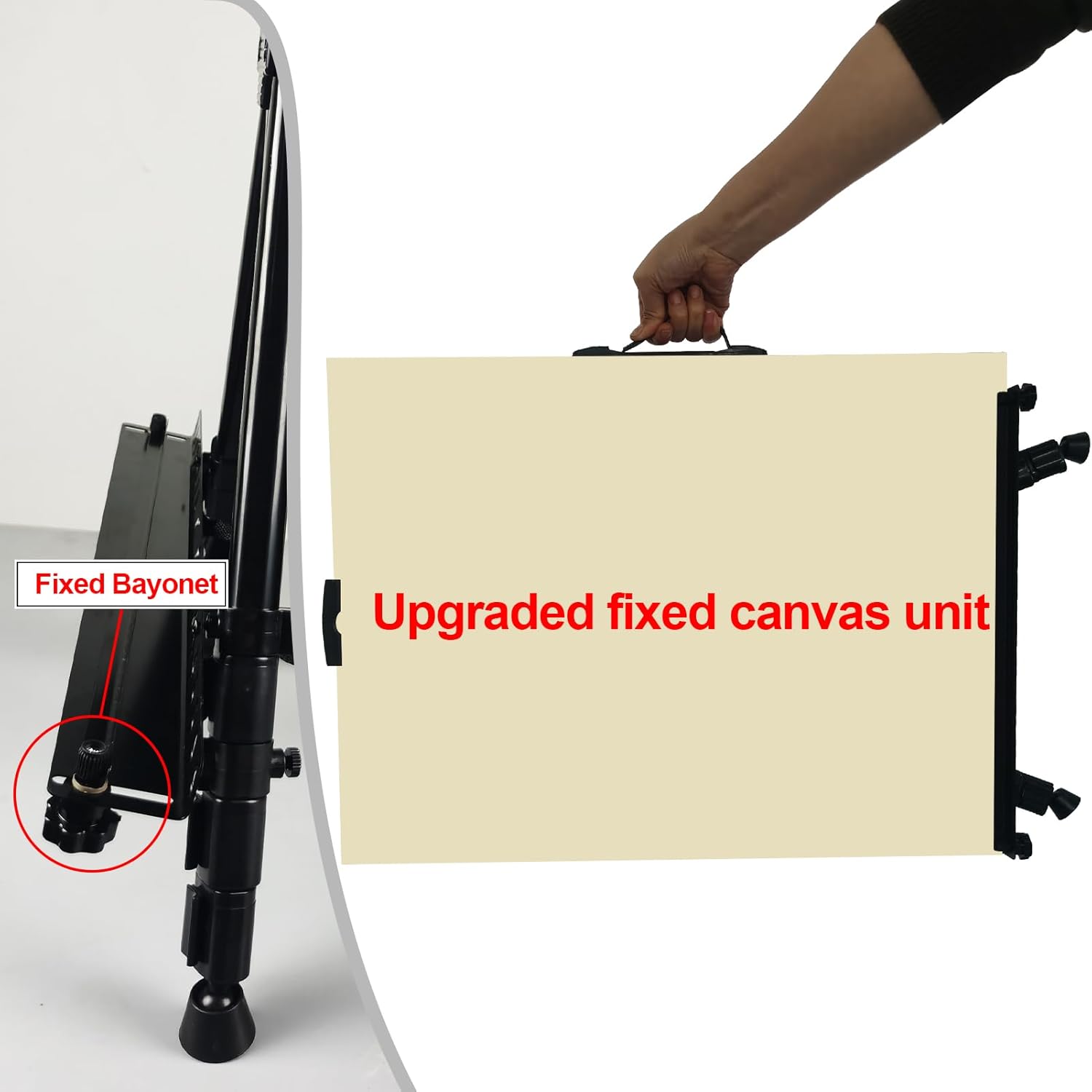Art Easel - Adjustable 66 Inch Folding Aluminum Stand for Painting & Display | Portable Heavy Duty for Artists