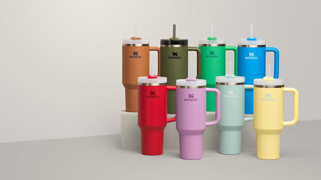 STANLEY Quencher H2.0 Tumbler - 40 oz Insulated Stainless Steel with Handle & Straw | BPA-Free | Lilac